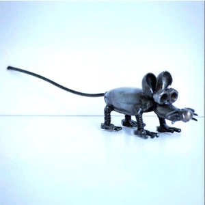 Ratte Altmetall Skulptur, Wow Geschenk für Sie, Geschenk für Mama, coole Arbeitstag Geschenke - Bild 1 von 10