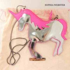 Sophia Webster Women's Unicorn Shoulder Clutch Bag Excellent with dust bag - Picture 1 of 10