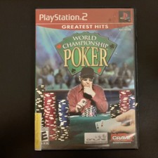 World Championship Poker PS2 2004 Greatest Hits Complete W/ Manual Red Label