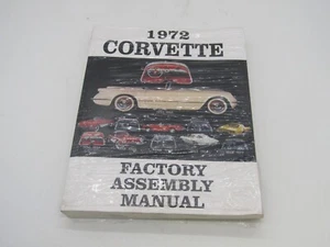 Corvette 1972 manual de montaje de fábrica - Imagen 1 de 3
