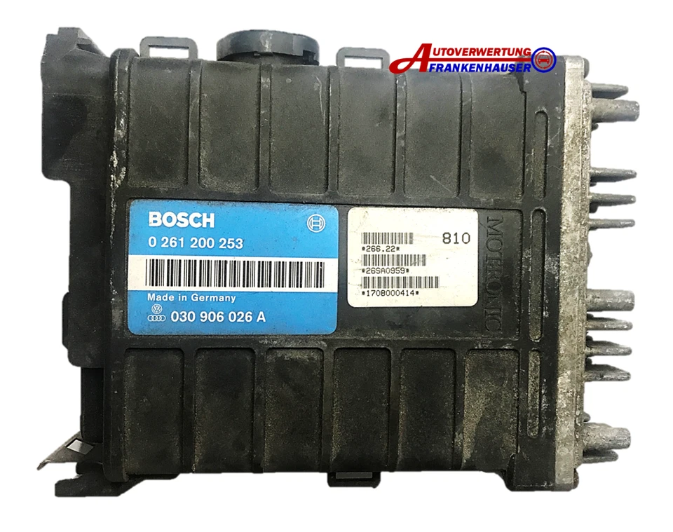 VW Polo 86C 1.0 33kW 45PS Unità Controllo Motore 0261200253 030906026A - Immagine 1 di 1