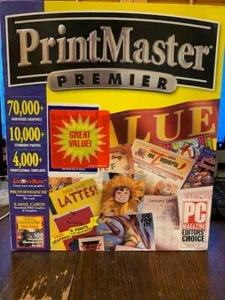 Print Master Premier (Windows 95 & 3.1 CD-ROM) NEW - Picture 1 of 3