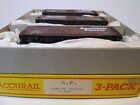 Accurail 3 Pack Southern Pacific Steel 40' Boxcars #107700, 123173, 123343