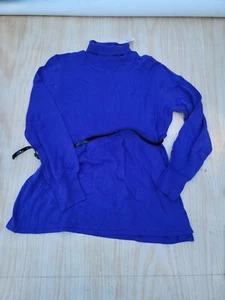 Suéter Cato Mujer XL PÚRPURA Manga Larga Pullover Cuello Alto Cinturón Acanalado Nuevo - Imagen 1 de 7