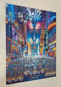 TIMES SQUARE (Dowdle) -- 500 Piece Jigsaw Puzzle -- Complete - Picture 1 of 3