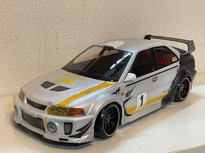 Tamiya 1/10 Lancer Evolution 5 RC Car Body Only Drift Rally EVO5 - Photo 1/4