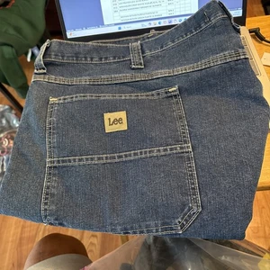 LEE Original Carpenter Herren Blau Denim Knielange Shorts Größe 52. B 339 - Bild 1 von 1