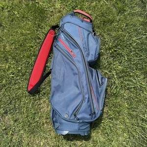 Used Callaway ORG 14 Way Golf Cart Carry Bag Navy/Red USA - Picture 1 of 15