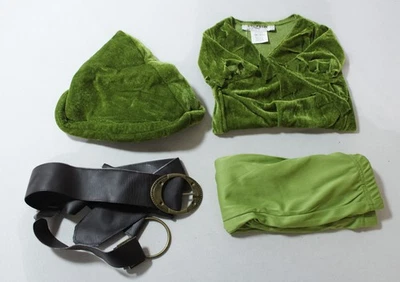 DIVERTIDO Disfraz de Halloween Clásico Peter Pan Terciopelo EH6 Verde Talla 18M Nuevo con Etiquetas Foto 1 de 4