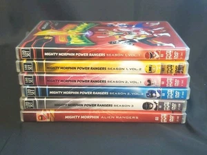 Mighty Morphin Power Rangers The Complete Season 1 2 3 + Alien Rangers DVD Lot - Picture 1 of 7