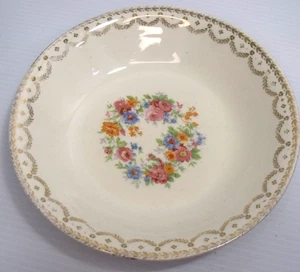 Vintage Royal China Suppe Salat Schüssel Oxford Rose Garantie 22-k Goldrand - Bild 1 von 6