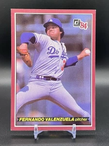 (D) 1984 Donruss Action All-Stars #13 Fernando Valenzuela Los Angeles Dodgers - Picture 1 of 2