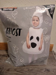 Spooktacular Creations Halloween Ghost Costume Toddler 3T - Picture 1 of 4