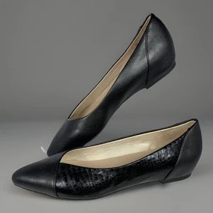 LifeStride Promise Damen-Flats schwarz Kroko spitz zulaufend Slipper, 8,5 NEU $ 80 - Bild 1 von 14