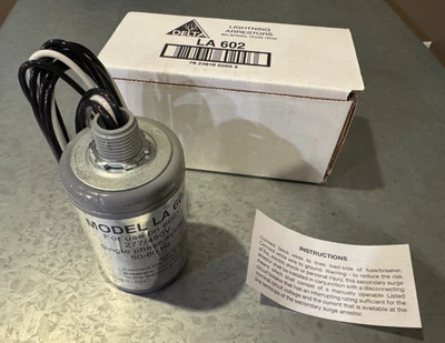 Novo Delta LA602 Lightning Arrestor Solar, Eólico, Proteção de Gerador DC LA 602 - Imagem 1 de 3
