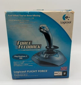 Controlador Sidewinder F Logitech PS2 PlayStation 2 Flight Stick Force Feedback - Imagen 1 de 6