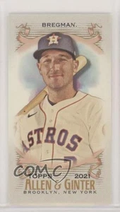 Topps Allen & Ginter's Exclusives Extended EXT Mini Alex Bregman #353 2021 - Imagen 1 de 3