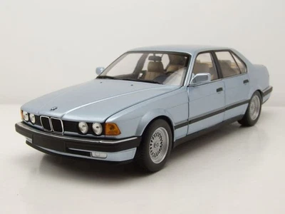 BMW 7 Serie 730I E32 1986 Blu Chiaro Metallizzato Modellino 1:18 Minichamps - Immagine 1 di 4