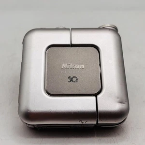 Nikon COOLPIX SQ Digital Compact Camera Silver No Box Working Used - Picture 1 of 9