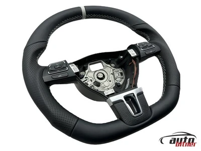 TAUSCH Lenkrad Lederlenkrad Vw Passat CC Vw SHARAN  Multifunktion DSG Abgeflacht - Bild 1 von 4