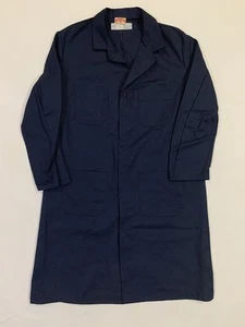 Red Kap Mechanic Technician Shop Coat Size 46 Navy Industrial Auto Uniform #B06 - Picture 1 of 5