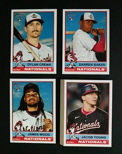 2025 Topps Heritage ~ Washington Nationals ~ 11 Card Team Set - Picture 1 of 2
