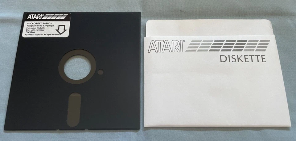 Disquete de extensión Microsoft BASIC II - ¡Software informático Atari 400/800 PROBADO! Foto 1 de 1