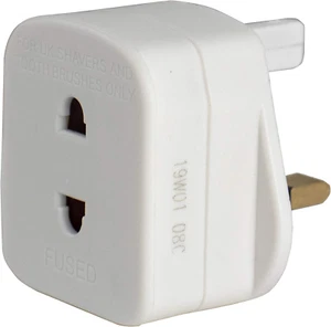 Adaptador de Afeitadora Eléctrica Enchufe 1A Enchufe de 3 Pines para Uso en Baño, Compacto y Duradero - Imagen 1 de 11