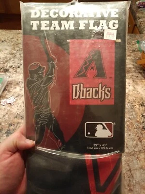 Decorative Team Flag Arizona Diamondbacks  High Quality Flag. New In Package - Image 1 of 4