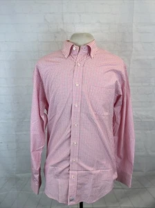 MURRAY Vineyard Vines Men's Pink Plaid Cotton Dress Shirt SIZE L $138 - Picture 1 of 8