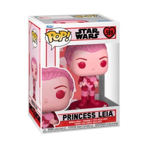 Star Wars Valentines - Princess Leia (589) Funko Pop! Star Wars Vinyl Figure 9 c - Foto 1 di 3