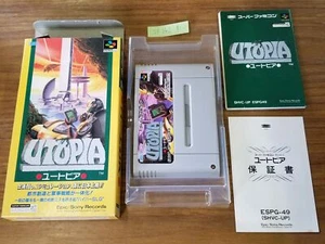 UTOPIA Super Famicom Nintendo Import Japan - Picture 1 of 1