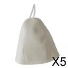 5X Sauna Hat Head Protection Steam Room Hat for Shower Woman