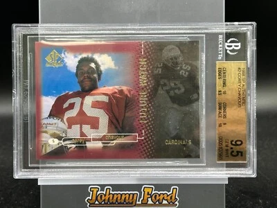 1998 SP Authentic #2 Corey Chavous Future Watch Rookie #/2000 BGS 9.5 - Image 1 of 2