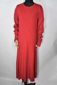 Ralph Lauren Maxi Kleid gerippt Baumwolle rot Damen Gr. XL/TG - Bild 1 von 10