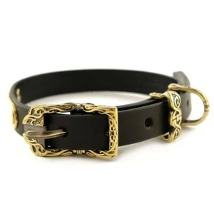 Collar personalizado de cuero para perro Odín's Wolf - Imagen 1 de 12