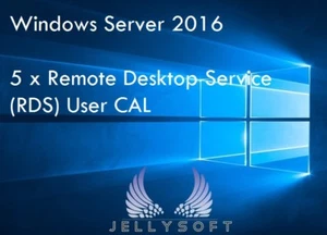 Microsoft Windows Server 2016 RDS USER CAL ✔ 5 Nutzer / User CAL ✔ TOP ✔ - Bild 1 von 1