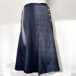 alice temperley black vintage skirt womens 30" - Picture 1 of 7
