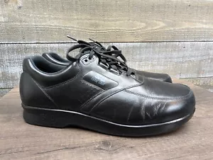 SAS Time Out Black Leather Lace Up Comfort Casual Shoes Mens 13 W (Wide) - Picture 1 of 15