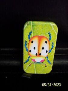 BeatleTin Clicker  Colorful  Insect Beetle Bug Multicolor 1 3/4" x 1"