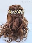 Leaf hair pin in Gold, rose gold, rose champagne or silver. Bridal wedding uk