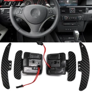 For BMW E90 M3 Saloon E92 Coupe E93 Convertible Carbon Paddle Shifters Magnetic - Picture 1 of 12