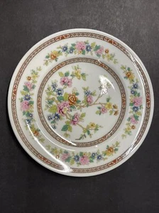 Coalport Flower of Tibet Bread Dessert Plate  Saucer 6 inch England (8) - Picture 1 of 8