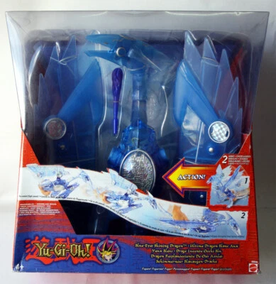 RARO 2004 YU GI OH OLHOS AZUIS FIGURA DE DRAGÃO BRILHANTE MATTEL NOVO LACRADO - Imagem 1 de 4