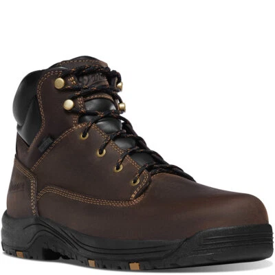 Danner Men's Caliper 6" Aluminum Toe Brown Boots 19453 - Image 1 of 4
