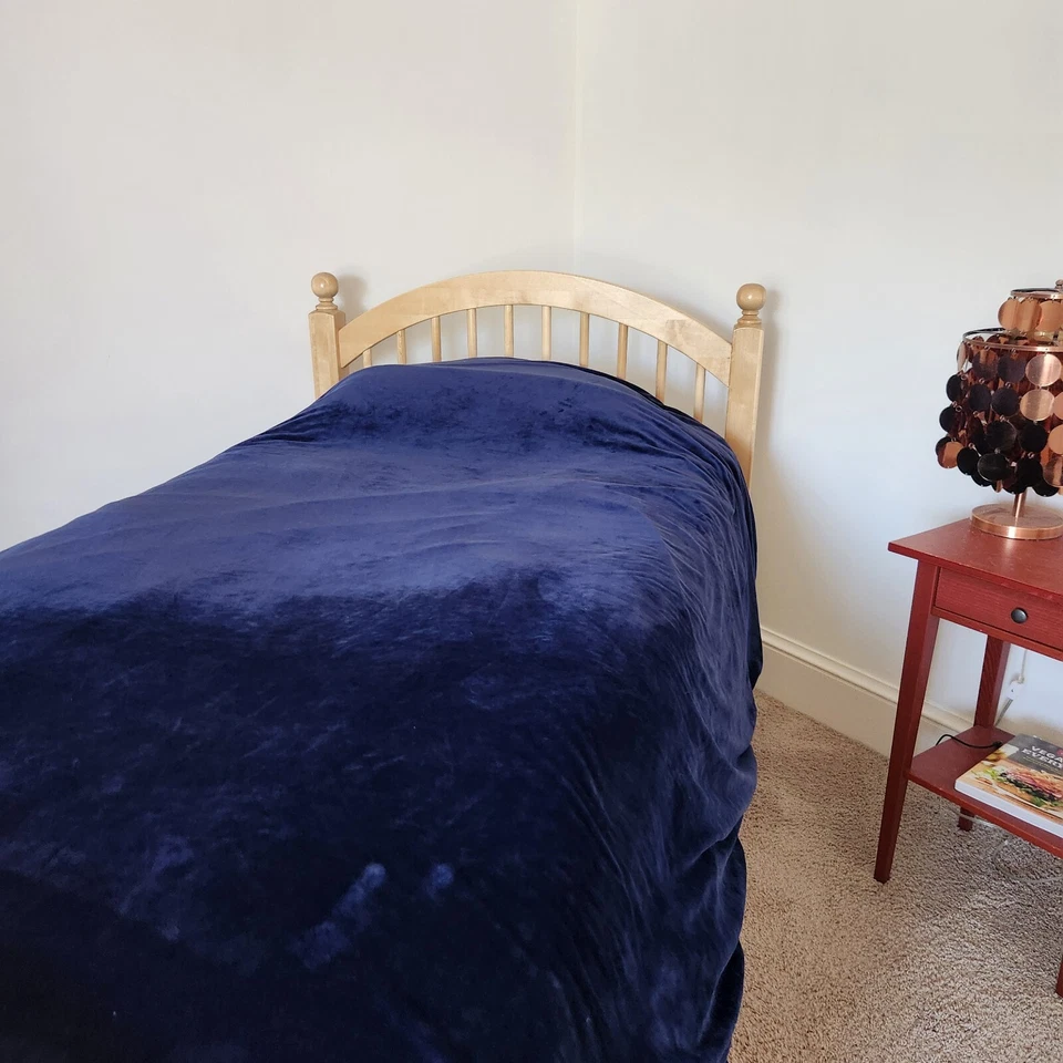 Funda nórdica POTTERY BARN niños doble terciopelo azul ropa de cama para el hogar 66 X 66 Foto 1 de 4