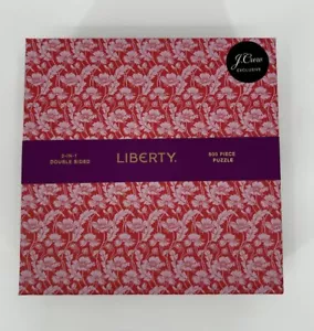 GALISON Puzzle J CREW x LIBERTY LONDON Floral DOUBLE SIDED 500-Piece New - Picture 1 of 5