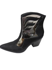 Coconuts by Matisse Cloud 9 schwarz und transparent Westernstiefel Größe 8,5 M - Bild 1 von 13