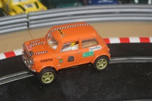 Scalextric Mini Cooper NEULACKIERUNG - orange - komplett mit neuen Reifen - schönes Auto - Bild 1 von 1