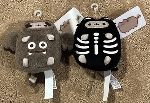 Pusheen Scheletro, Pipistrello Halloween Peluche Set di 2 - Foto 1 di 2